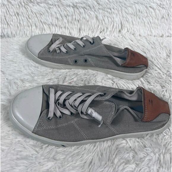 Johnnie-O Sail Away Sneakers Shoes Mens Size 9M Gray Lace Up - Picture 3 of 13